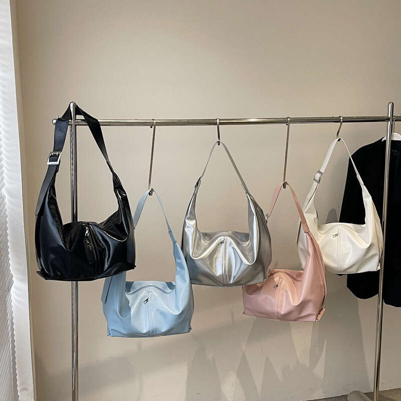Large capacity armpit bag tote women's sweet crossbody fashionable shoulder bag, handbag 2025 new style, chic and elegant temperament