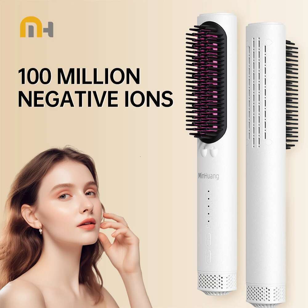 Electric Hot Multifunctional Straight Hair Straightener Comb Negative Ion Anti-Scalding Styling Tool Straightening Brush