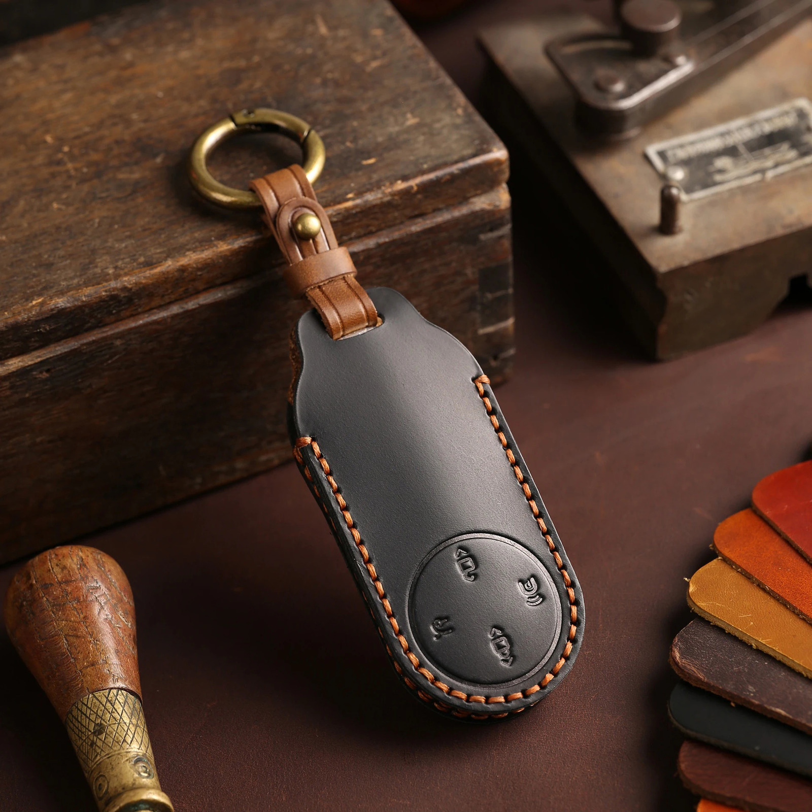 Car Key Case Cover For Huawei AITO M5 Set M7 M5EV M9 Keychain Protector Accessories 250515