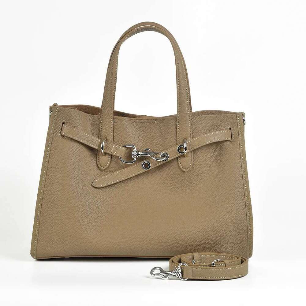 Quality Female Handbag Genuine Leather Tote Bag Designer Women Hand Bags Ladies Shoulder Big Size Fashion New Top Handle