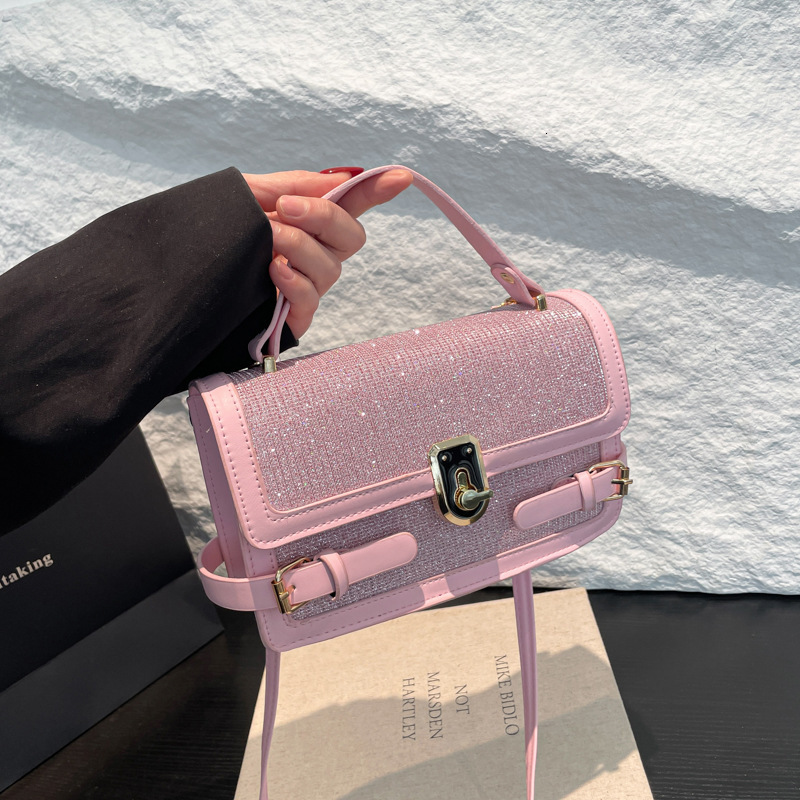 2025 Spring/summer New Women's Popular Versatile Instagram Crossbody Fashion Single Shoulder Small Square Bag With New Free Delivery Designer Lux