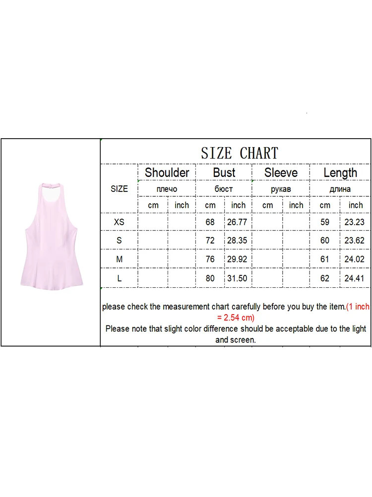 TFMLN Womens Sexy Halter Vest Tops 2025 Sleeveless Tank Tops Fashion Women Casual Summer Elegant Backless Sexy Tops Pink 250515