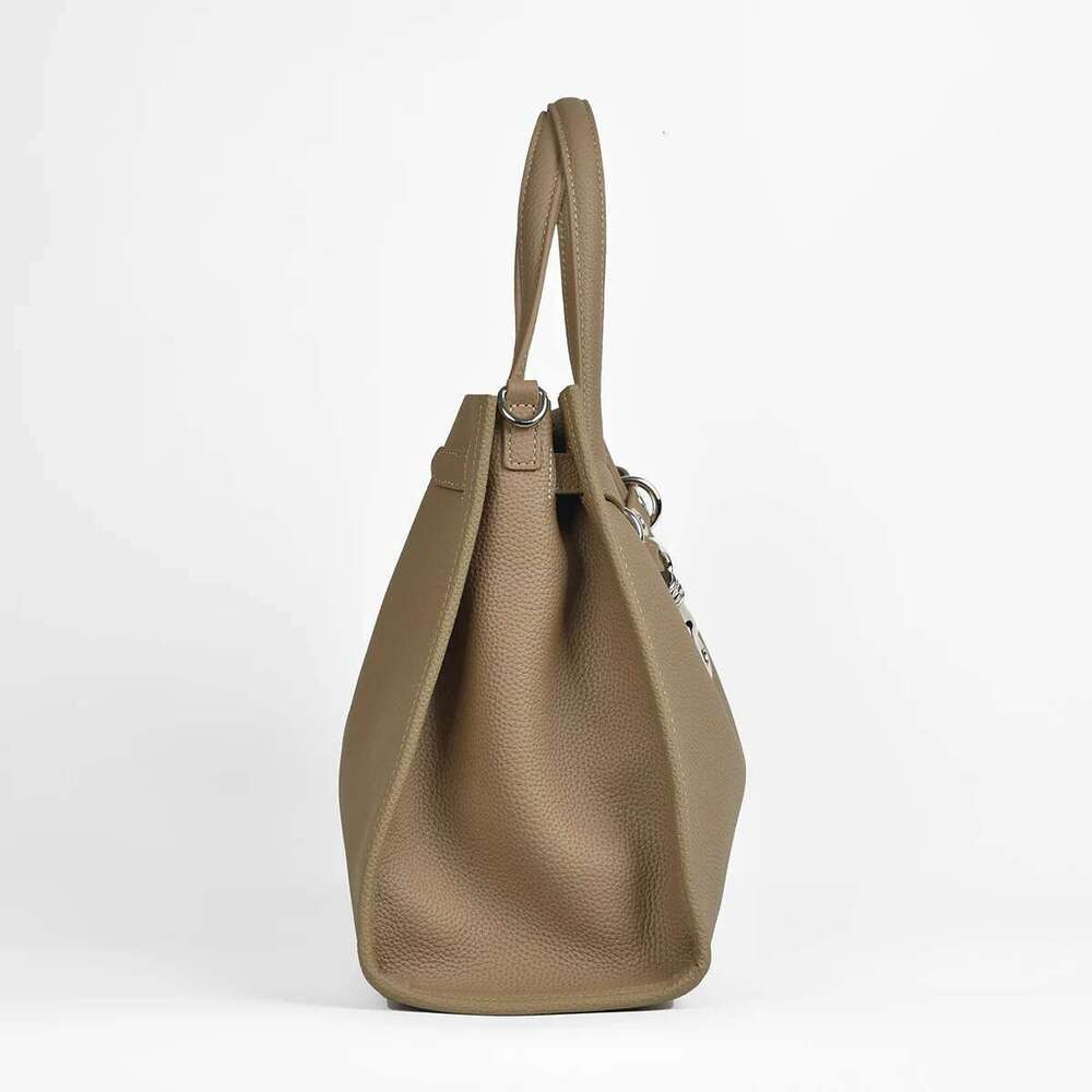 Quality Female Handbag Genuine Leather Tote Bag Designer Women Hand Bags Ladies Shoulder Big Size Fashion New Top Handle