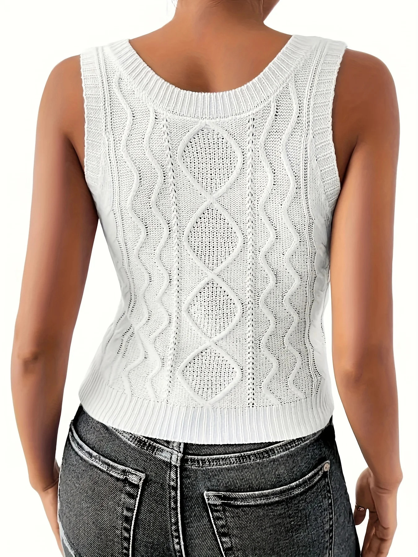 Women Knitted Tank Tops Summer Fashion V Neck Casual Elastic Sexy Basic Tanks Streetwear Beach Solid Sleeveless Vest 250506