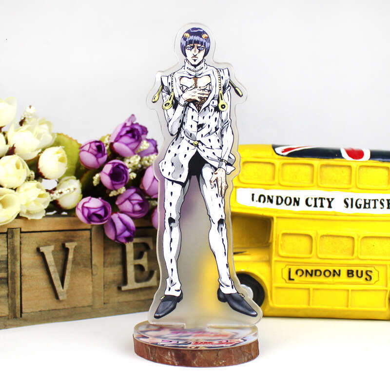Anime peripheral acrylic humanoid standing sign JOJO's wonderful adventure style character decoration