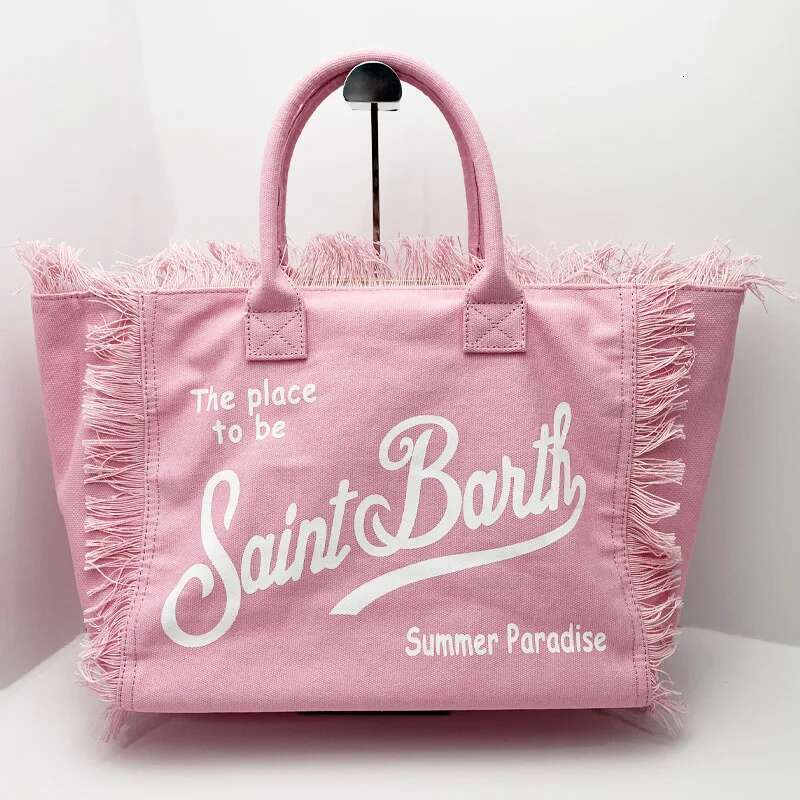 Crossbody Bag Fashion Large Capacity Casual Travel Canvas Pure Color Handmade Tassel Handbag High Quality Hundred Tote