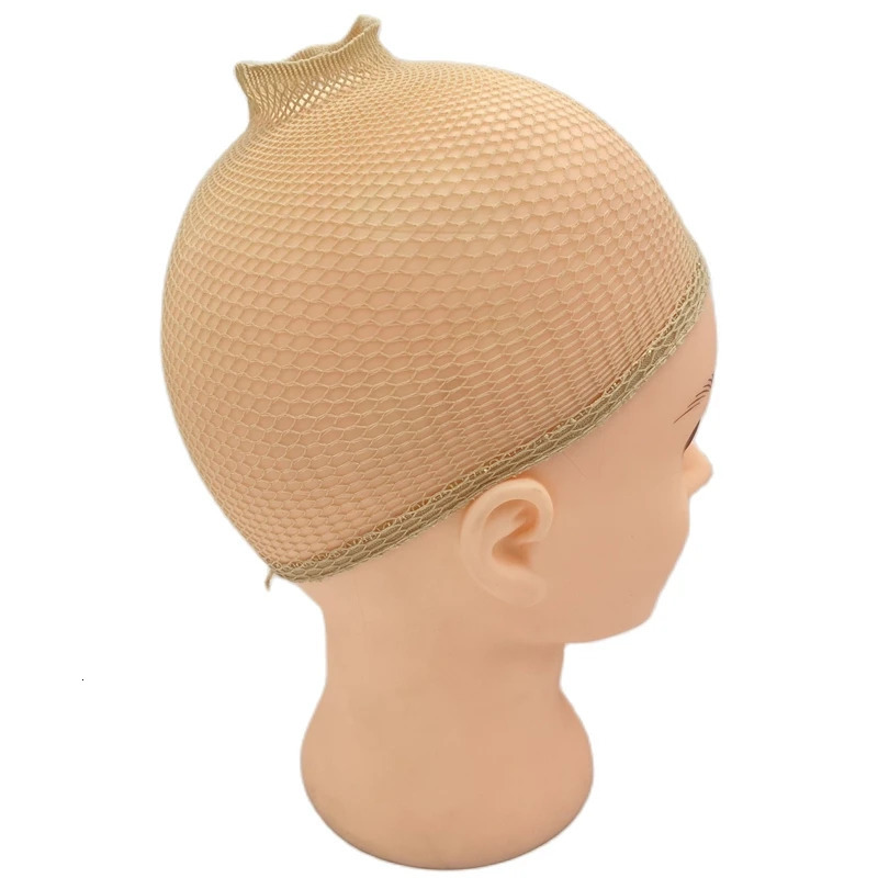 4 pieces TOP OPEN Black Fashion Weaving Cap Stretchable Elastic Hair Net Snood Wig Cap Hairnet Hair Mesh 250513