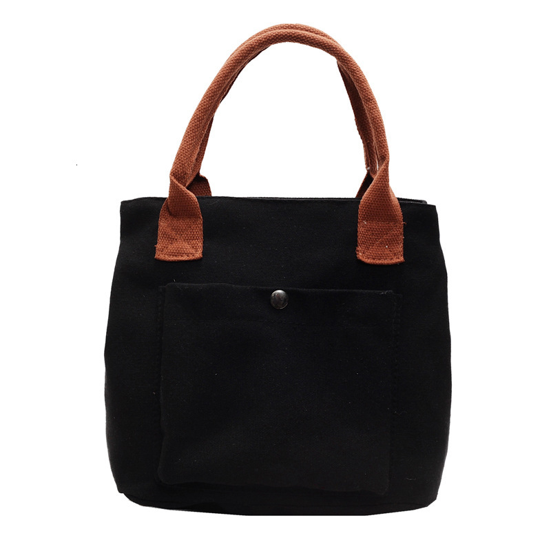 Free Delivery Designer Bag 2025 New Canvas Fabric Harajuku Simple And Versatile Casual Solid Color Hand Women's Trend Luxury Bag