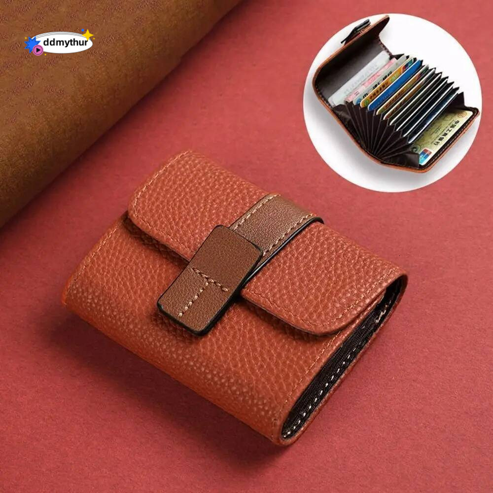 Multi-card Slot Credit Bag PU Leather Small Wallet Coin Purse Card Holder Wallets ddmythur