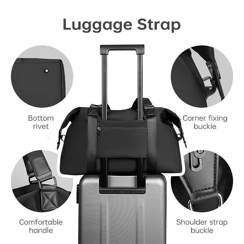 MARK RYDNE Large Capacity Waterprooof Travel Duffle Gym Bag Men