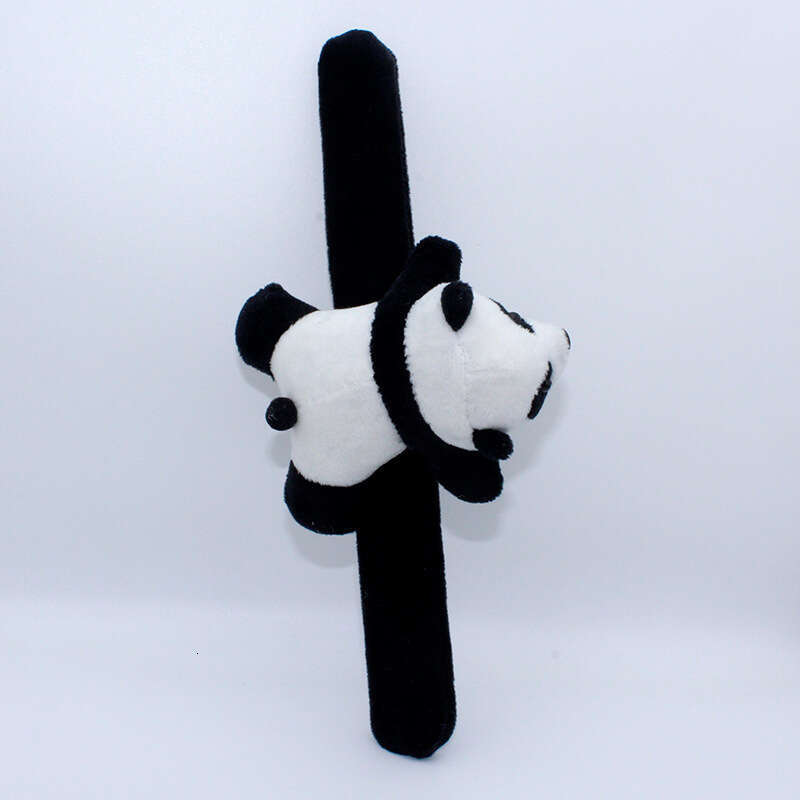 Panda brooch crouching bear pin cute panda doll cartoon plush accessories