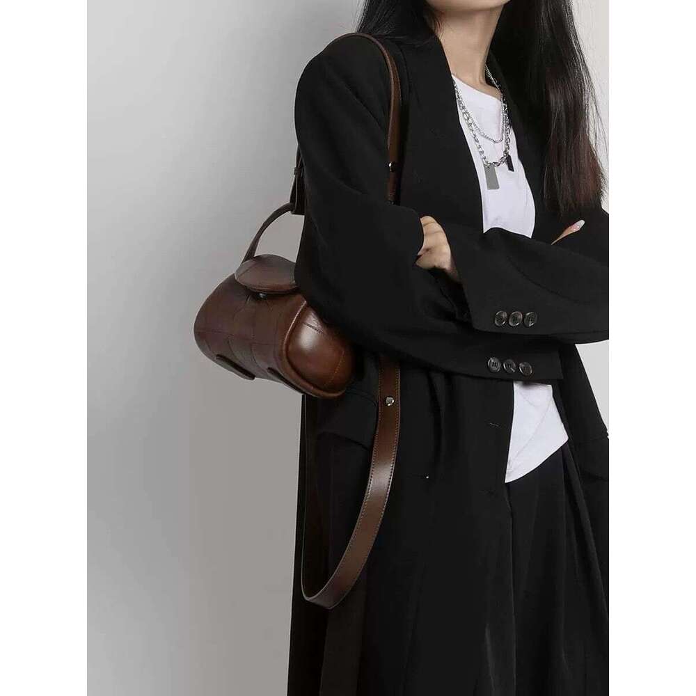 2025 autumn new niche design big ear small pillow mobile phone armpit bag for women