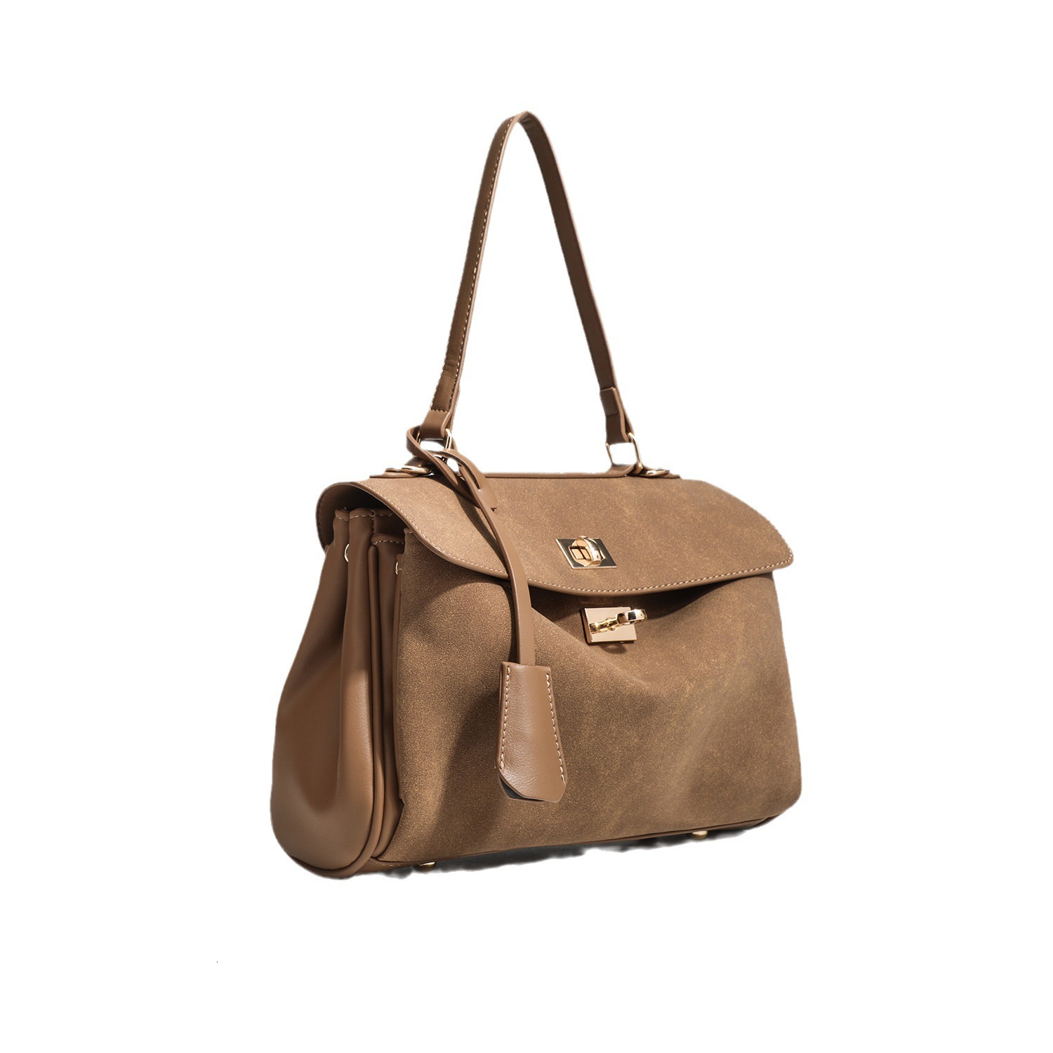 Free shipping on 2025 new designer bags High end, large capacity tote for women matte trendy new commuting shoulder bag crossbody bag