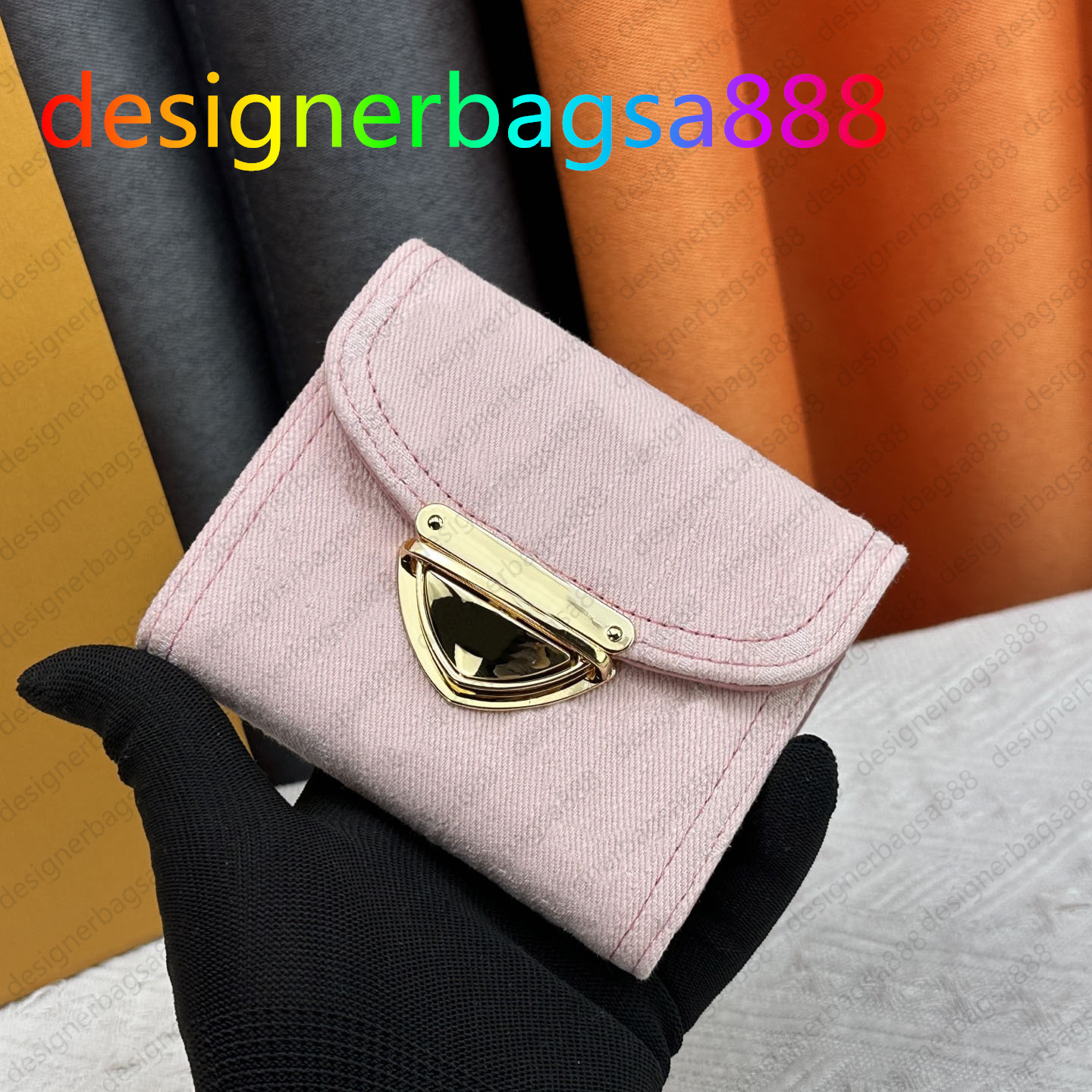 Denim Designer Wallet pink Blue Denim Bag Key Coin Purse Zipper Wallet Long Short Wallets Clutch Bag Flower Letter Luxury Bag Travel Wallet Card Holder Purse 82959