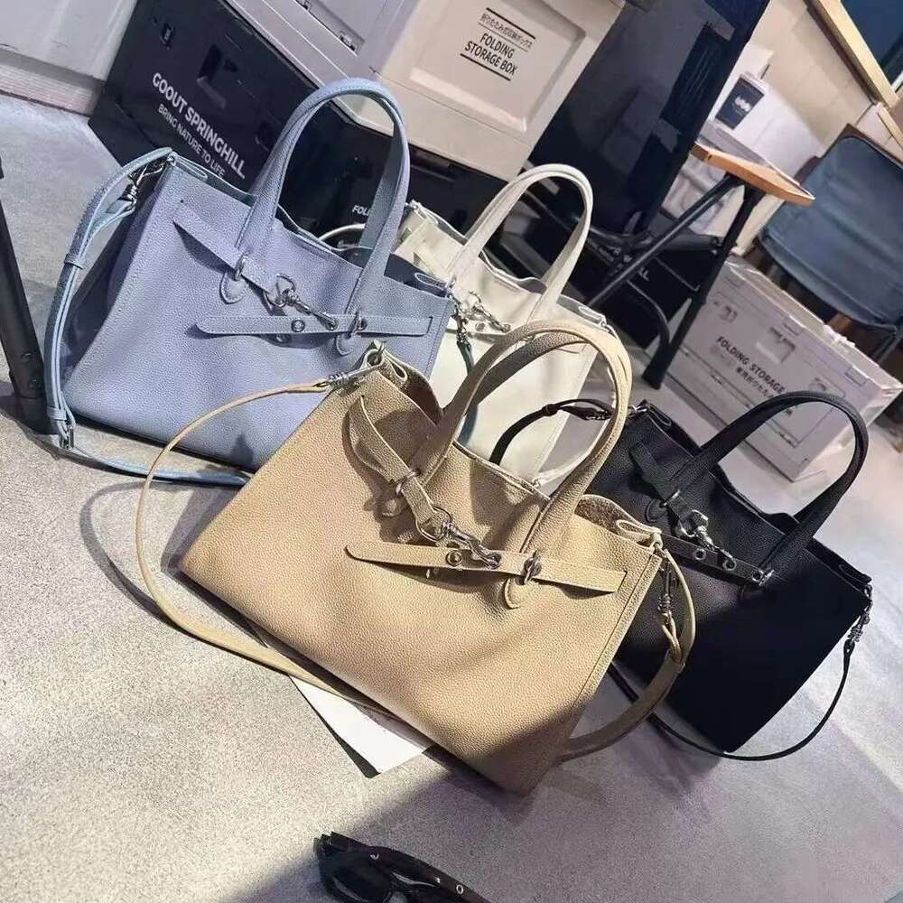 Quality Female Handbag Genuine Leather Tote Bag Designer Women Hand Bags Ladies Shoulder Big Size Fashion New Top Handle