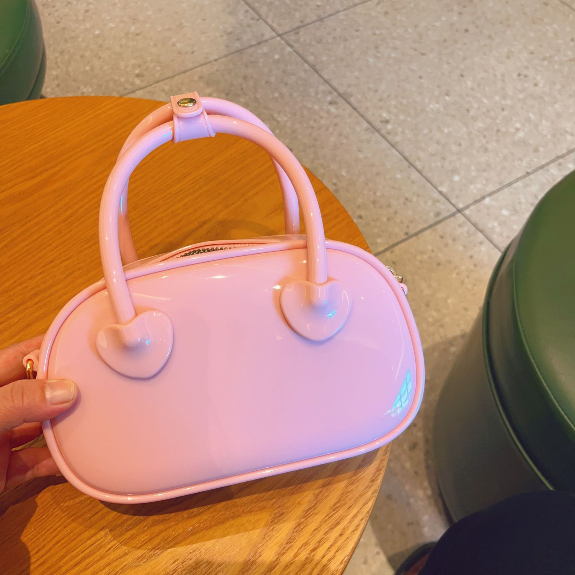 New bag 2025 jelly summer candy color shoulder patch designer mini fashion high-end retro versatile handbag armpit bag