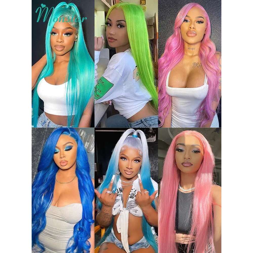 13X4 13X6 360 HD Transparent 613 Honey Blonde Color Front Human Hair Wigs For Women Raw Brazilian Straight Lace Frontal Wig