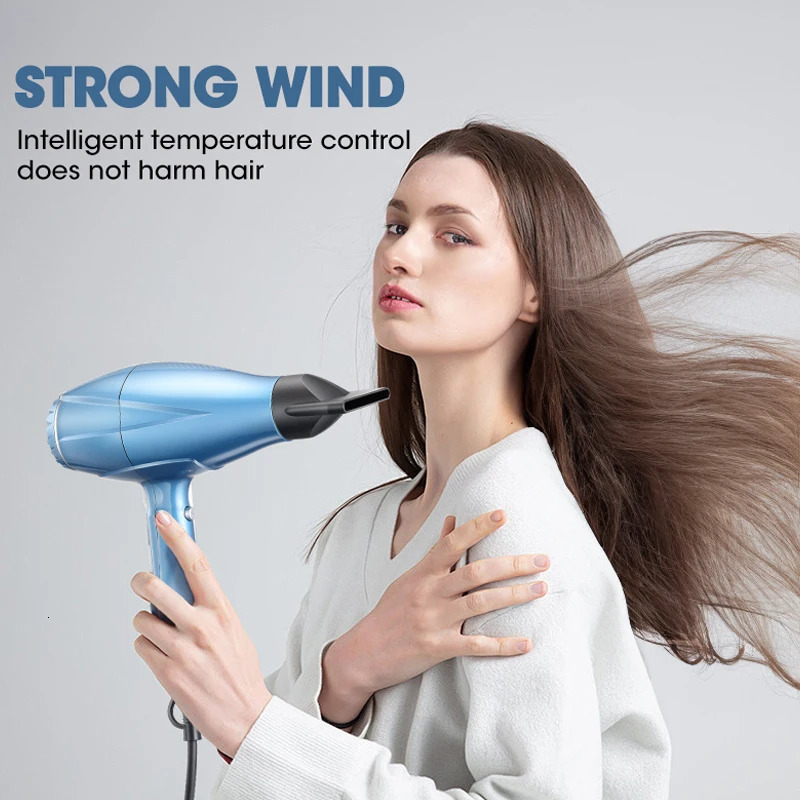RESUXI 9267 Professional Big Powerful Hair Dryer 2200W Hair Dryer Fast Heating And Cold Adjustment Ionic Air Blow Dryer 250513