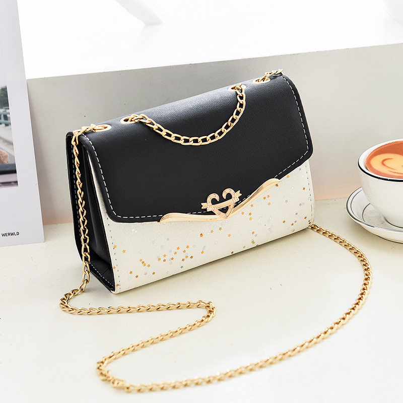 2024 New Chain Crossbody Women's Korean Edition Instagram Fashion Versatile High end Shoulder Bag Sparkling Tide