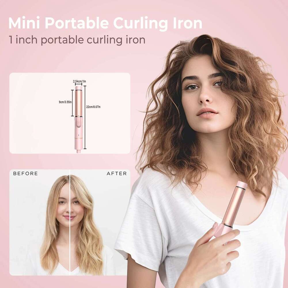 Electric Curler for Women Professional Ceramic Curling Iron Adjustable Temperature Instant Heating Hair Styling Tool