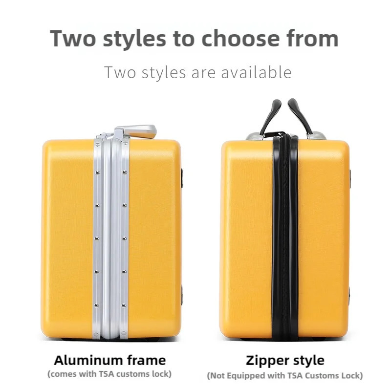 Cabin Travel Suitcases 12/14/16 Inch Small Size Womens Makeup Cases Mens Briefcase With Tsa Lock Hand Luggage For Travel Box 250514
