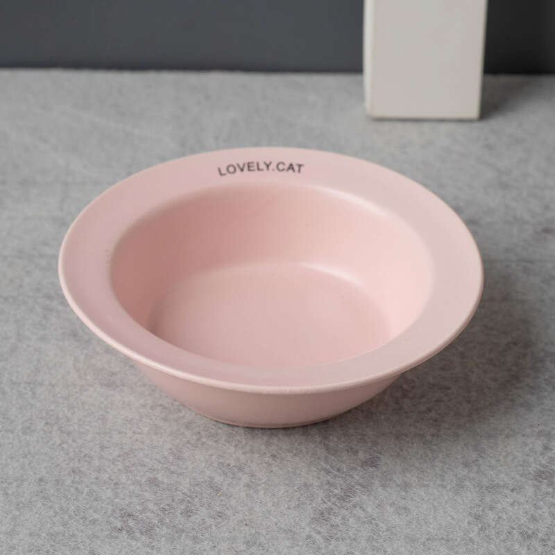 Korean Acrylic and Rack Dining Table Cartoon Colorful Cat Dog BD Pet UFO Bowl