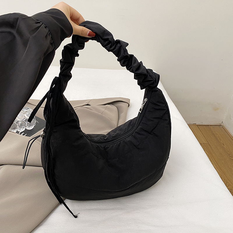 Free Delivery Designer Bag Down For Women Spring 2025 New Trendy Tote Casual Large Capacity Single Shoulder Saddle Luxury Bag
