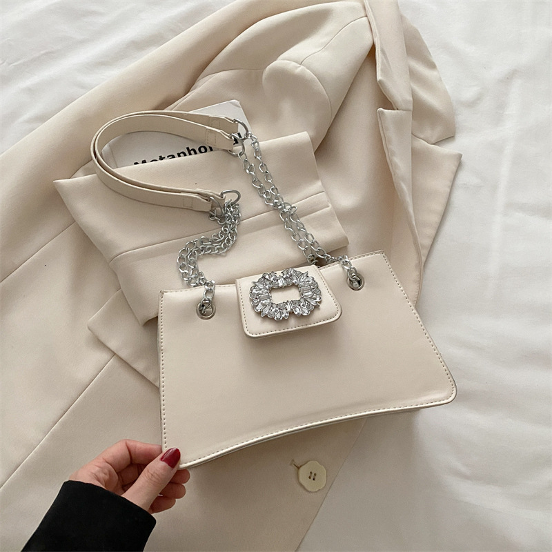 Korean Version Diamond Studded For Women's Summer 2025 New Trendy Fashion Niche Armpit Versatile Chain Shoulder New Free Delivery Luxury Bag Desi