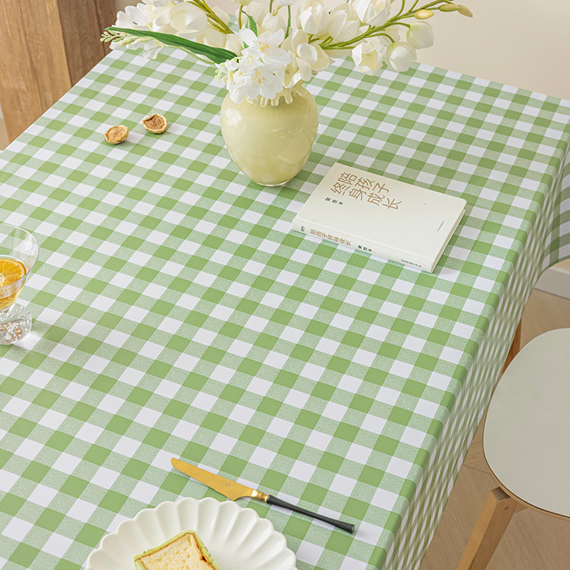 B401 waterproof tablecloth, oil-proof and wash-free new pvc table mat decorative table cloth home internet celebrity ins style coffee table cloth