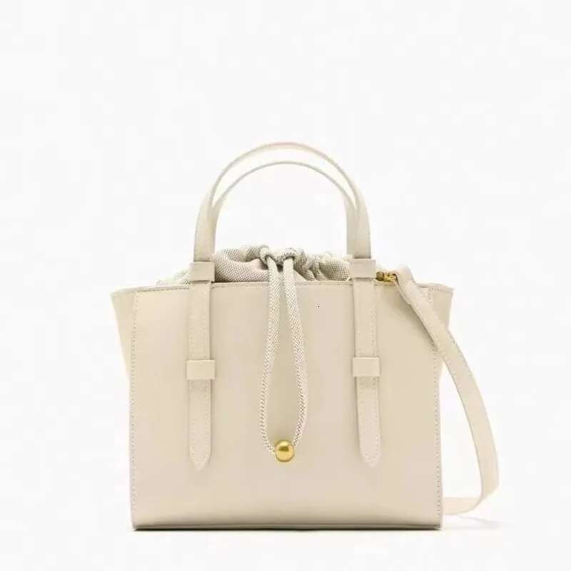 PU Leather Crossbody Bags For Women 2024 Women's Fashion Drawstring Bundle Portable Messenger Casual Bucket Bag