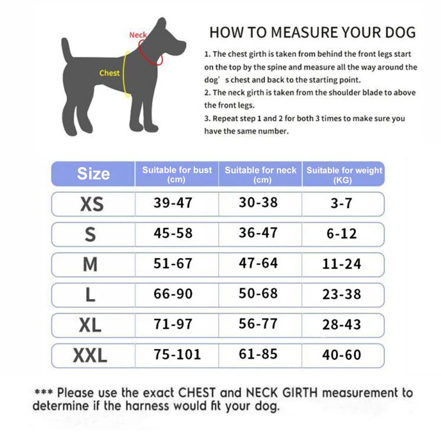 1PC Dog Harness NO PULL Reflective Breathable Pet Harness Vest For Small Large Dog outdoor Walk Training Accessories