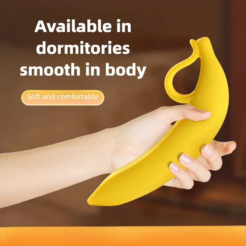 Female Silicone Banana Simulation Dildo Adult Masturbation Massage Tool Sexual Health Toy for Women 250515