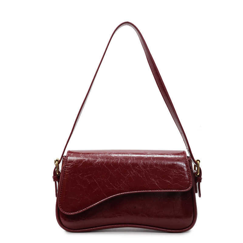 Women's Solid Color Shoulder Bag Fashionable PU Leather Crossbody Bag Casual Trendy Versatile High Quality Commuting Bag