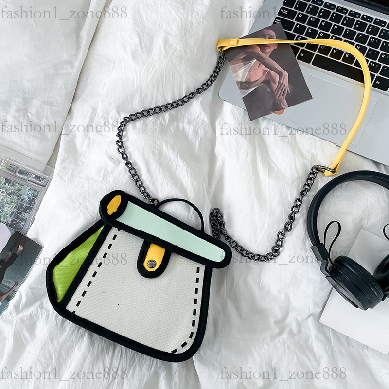 Super Cute Designer Bag Fashion 2D Cartoon Tote Bag High Quality Canvas Handbag Luxury Mini Shoulder Bags Outdoor Beach Party Holiday Gift Summer Godd