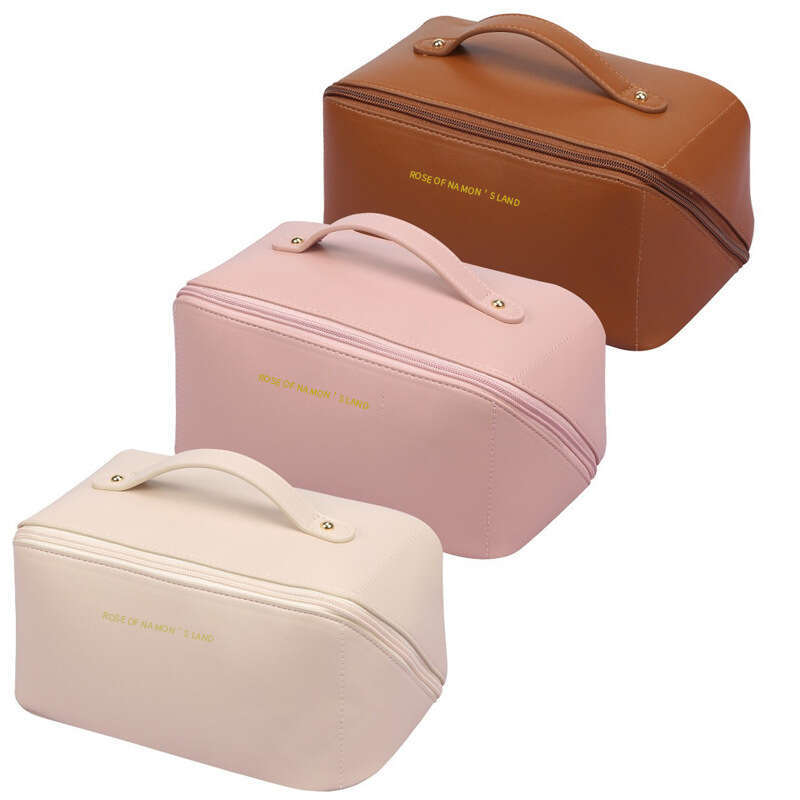 Internet celebrity organ pillow large capacity high-end makeup bag, thickened fabric, portable toiletry bag for business trips