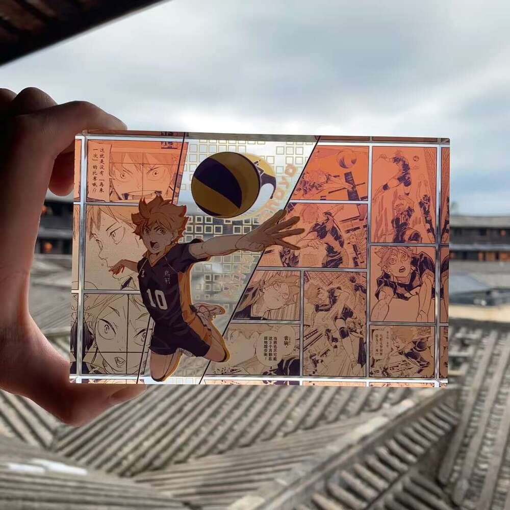 Volleyball Teenagers Sign Acrylic Brick Sunrise Xiangyang Shadow Mountain Feixiong anime Animation Peripheral Desktop Decoration