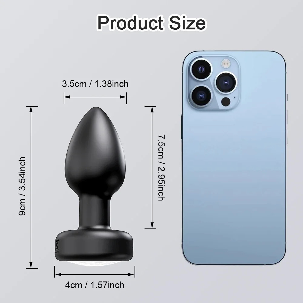 Wireless Bluetooth Prostate Massager Vibartor for Male APP Remote Control Butt Plug Women Anal Vibrating Adults Sex Toys 250515
