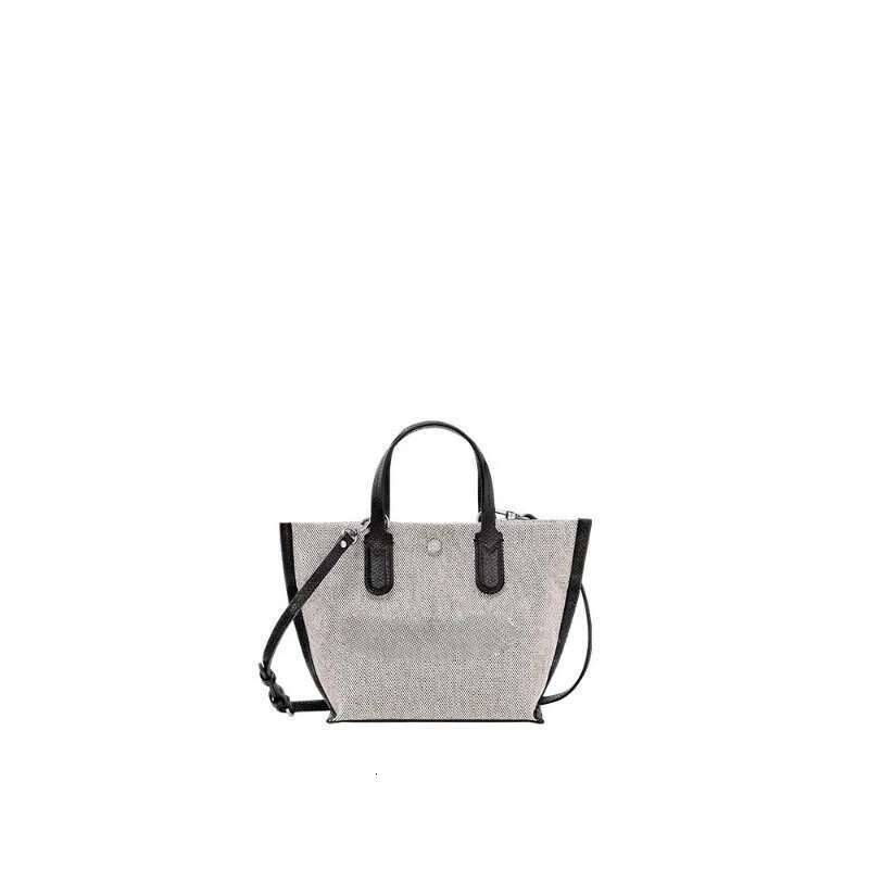 High Quality Long Canvas Tote Portable Water Bucket Crossbody Fashionable And Simple Women's Bag