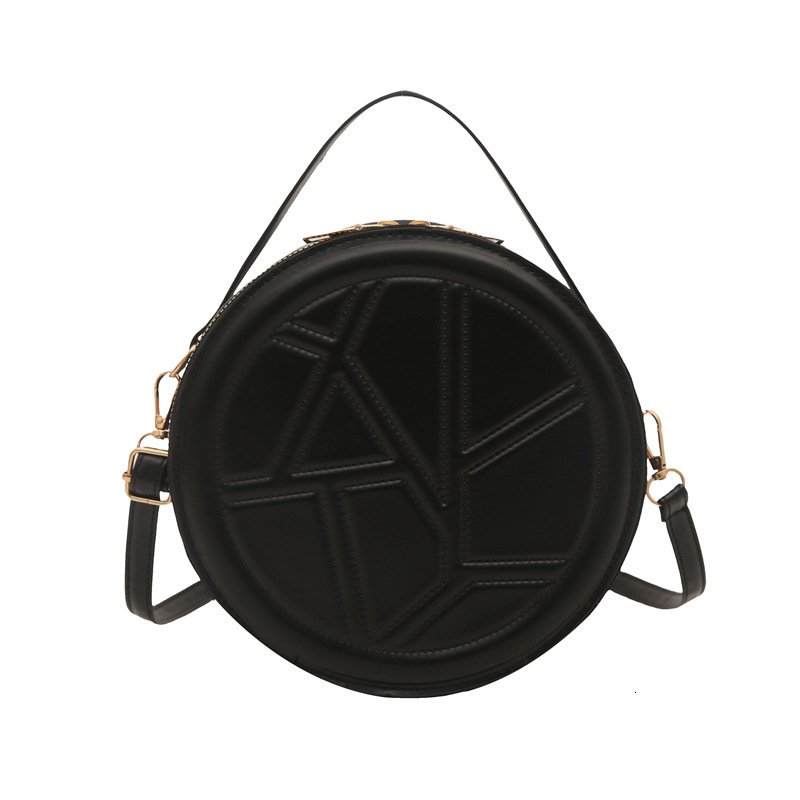 Fashion Indentation Diamond Grid Round Luxury Bag New Free Delivery Designer Bag Cake Handbag Simple Women's 2025 Spring/summer New Korean Versio