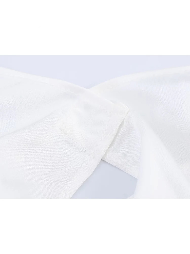 TFMLN Elegant Womens Halter Tops White Vneck Backless Fashion Lady Summer Casual Sleeveless Streetwear 250515