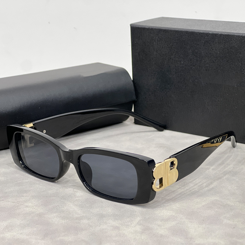 Luxury designer sunglasses for women Exquisite Square hollow letter logo goggles Beach UV protection UV400 polarized men sunglasses Exquisite gift box