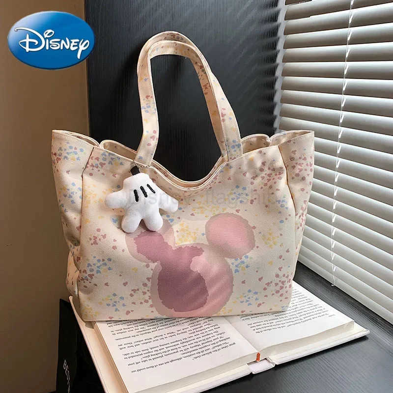 Disney Mickey New Fashion High Quality Handbag Cartoon Casual Versatile Large Capacity Womens Shoulder BagXJ250515