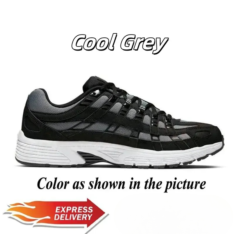 2025 Designer P6000 Training Shoes Men's and women's Sneakers Metal Sier Three Black White gray outdoor sports black men's Running shoe