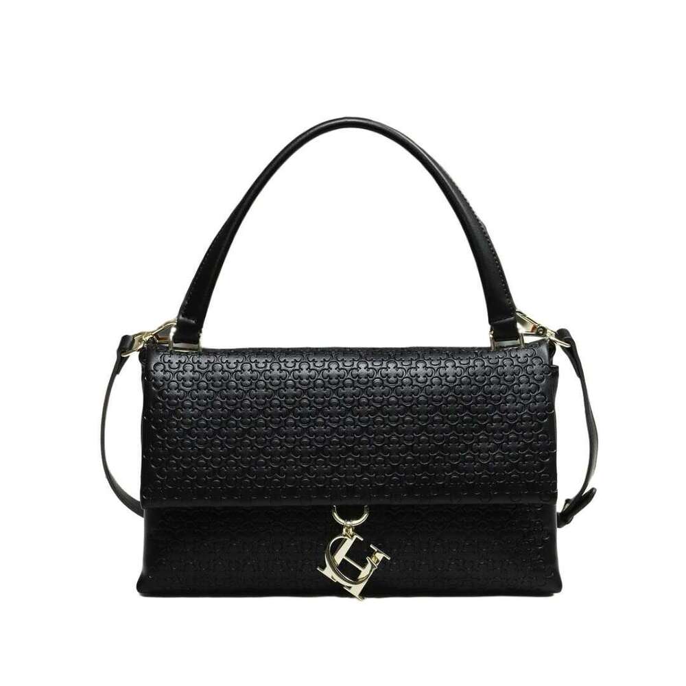 Ladies Elegant Light Crossbody Bag Solid Color Classic Letters Buckle Handbag Large Capacity High Quality