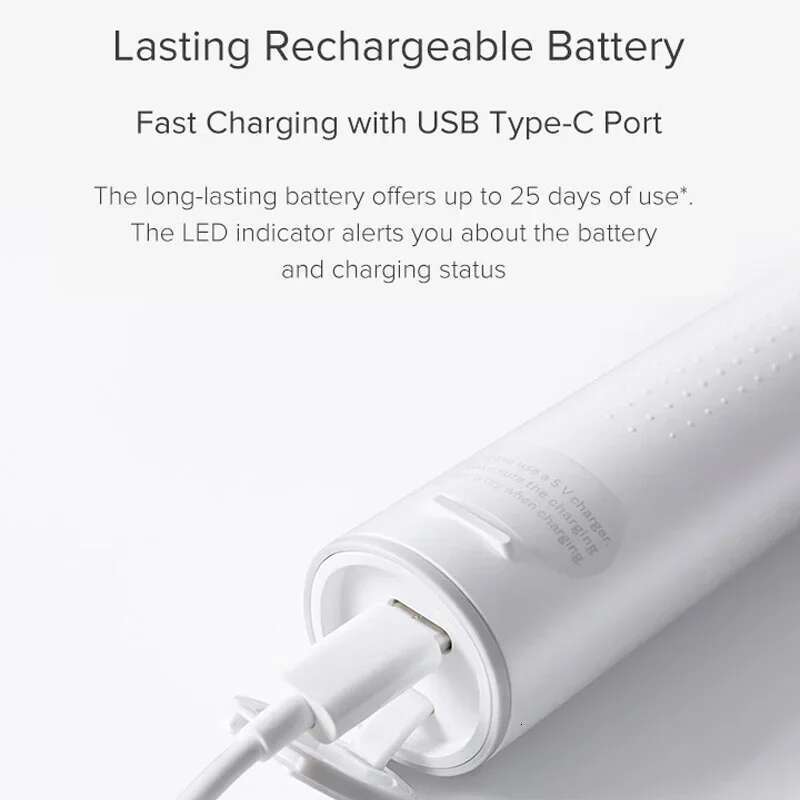XIAOMI MIJIA Electric Toothbrush T300 IPX7 Waterproof Smart Sonic Ultrasonic Whitening Teeth Tooth Brush For Toothbrushes