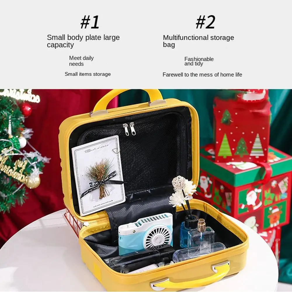 14 inch Mini Travel Suitcase Cosmetic Box Hand Luggage Organizer Case Small Boarding Case 250514