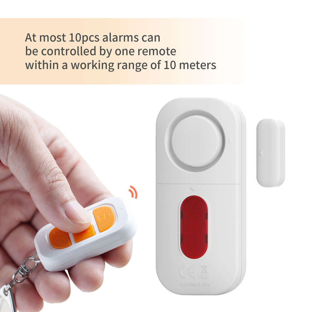 New household door and window alarm multifunctional burglar alarm wireless remote door magnetic alarm