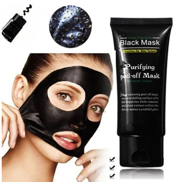Blackhead Remover Mask Facial Shrink Pores Acne Black Head Removal Cream Nose Cleansing Black Peel Off Masks Gel Skin Care