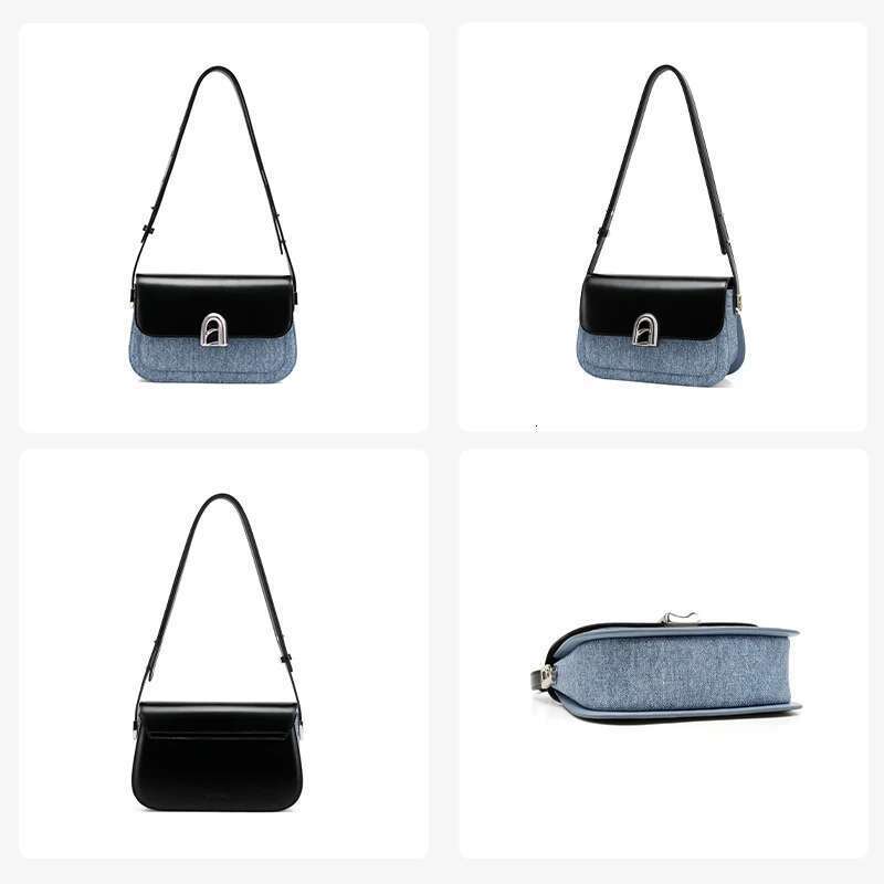 LA FESTIN Original New 2024 Ladies Leather Crossbody Shoulder Bag Women's bag Handbag A-line Door Series Products