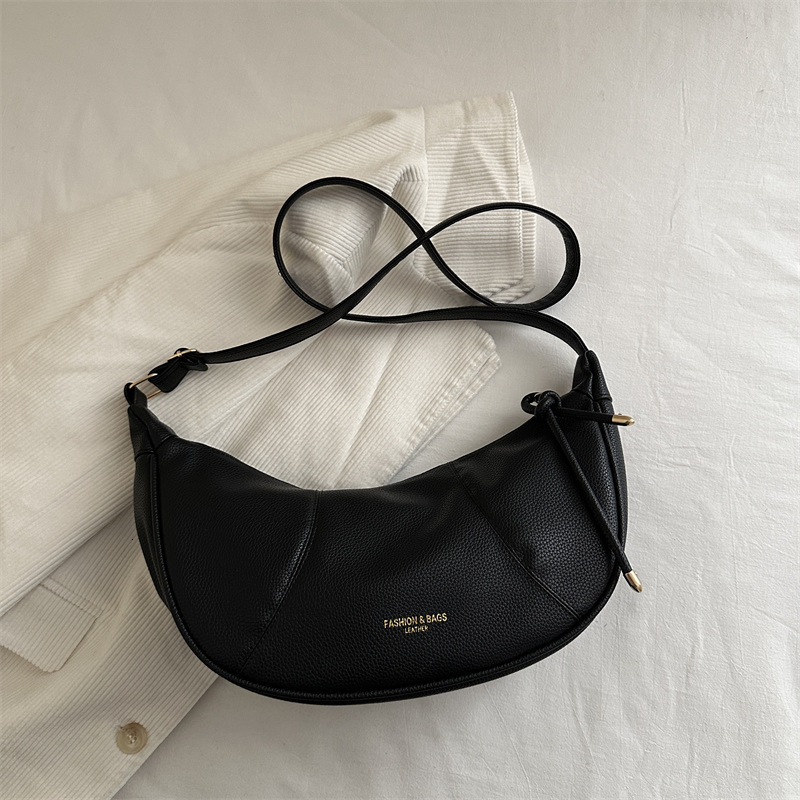 Large Capacity Leisure Dumpling Women 2025 New Style Spring And Summer Fashion Versatile Shoulder Bun For Work Commute New Free Luxury Bag Delivery De